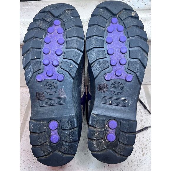 Timberland EUC Purple Brown Suede Hiking Desert Ankle Boots Size 7 - Picture 14 of 14